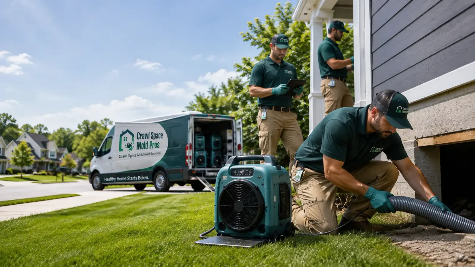 Crawl Space Mold Removal in Fredericksburg, OH